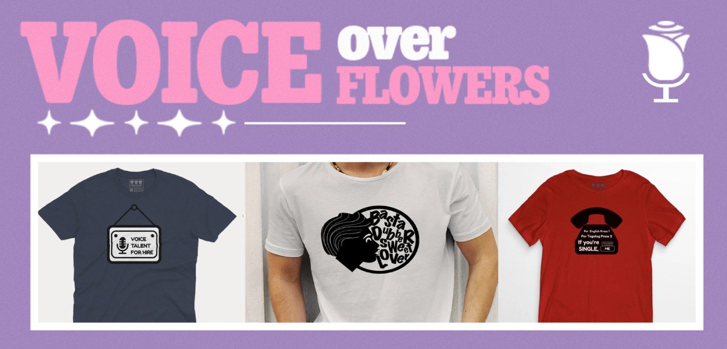 Voiceover Flowers Merch Store